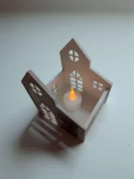 Χειροποίητο σετ καντηλάκι "Εκκλησάκι" - Image 2