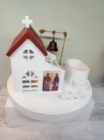 Χειροποίητο σετ καντηλάκι "Εκκλησάκι" - Image 5