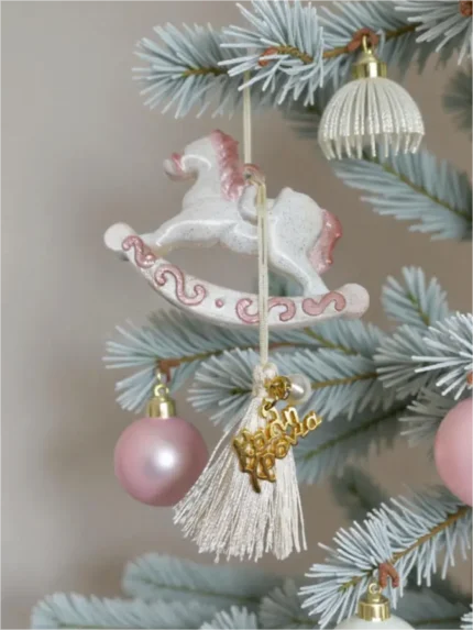 Χειροποίητο γούρι Αλογάκι ροζ