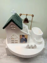 Χειροποίητο σετ καντηλάκι "Εκκλησάκι" - Image 4