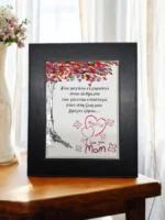 Προσωποποιημένη κορνίζα δερματίνης MOM