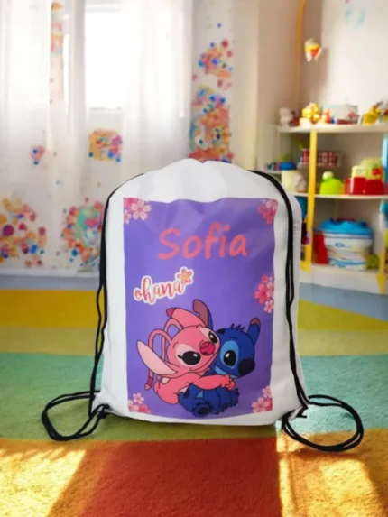 Αδιάβροχο σακίδιο πλάτης Stitch & Lilo
