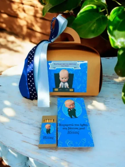 Μπλοκάκι ζωγραφικής με ξυλομπογιές Boss Baby