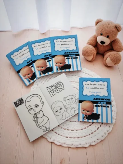 Μπλοκάκι ζωγραφικής Boss Baby