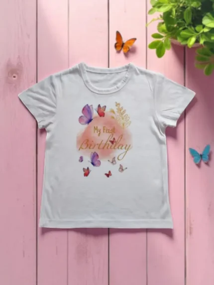 T-Shirt birthday Πεταλούδες