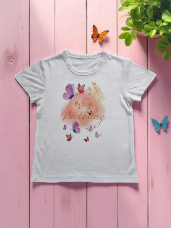 T-Shirt birthday Πεταλούδες