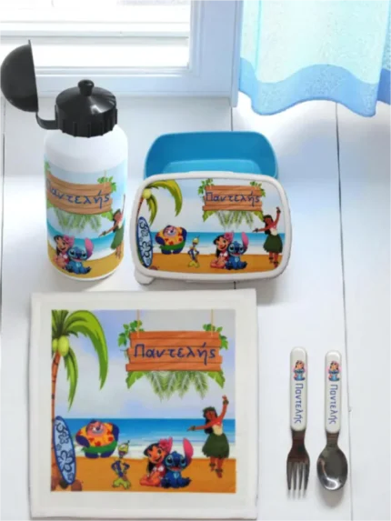 Προσωποποιημένο σετ φαγητού Stitch
