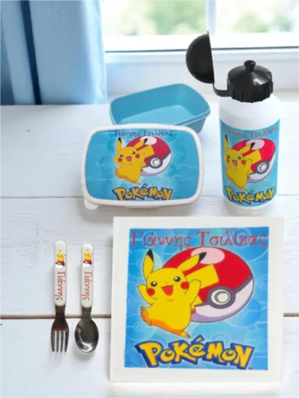 Προσωποποιημένο σετ φαγητού Pokemon