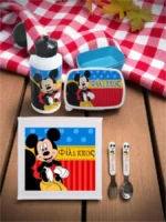 Προσωποποιημένο σετ φαγητού Mickey Mouse