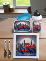 Προσωποποιημένο σετ φαγητού Spiderman