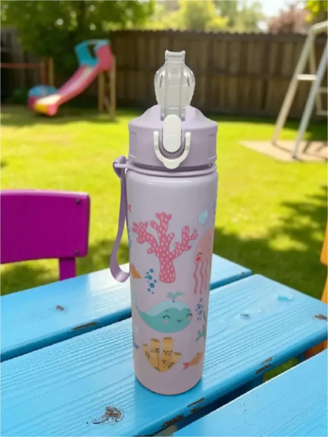 Παγουρίνο με καλαμάκι Βυθός Παγουρίνο με καλαμάκι Βυθός