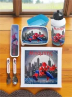 Προσωποποιημένο σετ φαγητού Spiderman