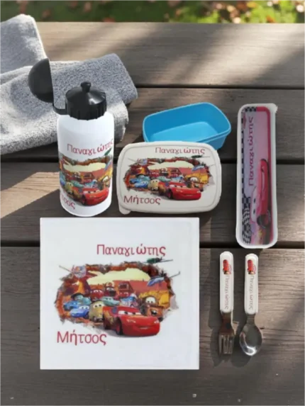 Προσωποποιημένο σετ φαγητού Mcqueen