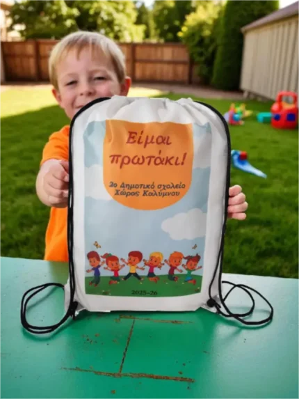 Αδιάβροχο σακίδιο πλάτης Είμαι πρωτάκι