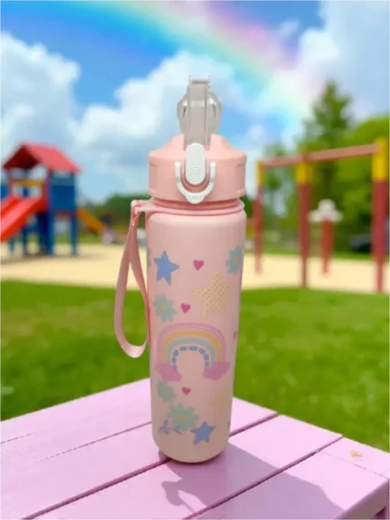 Παγουρίνο με καλαμάκι Ουράνιο Τόξο