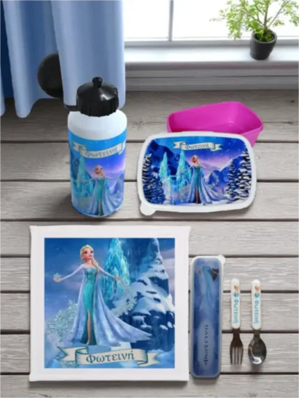Προσωποποιημένο σετ φαγητού Frozen