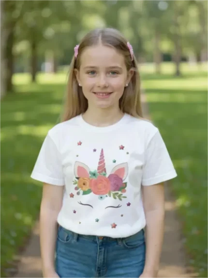 T-Shirt με όνομα Μονόκερος