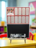 Μαυροπίνακας με προπαίδεια Mickey-Minnie