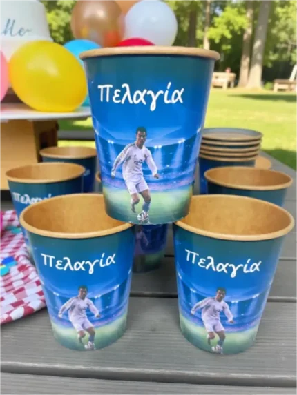 Χάρτινο ποτηράκι πάρτι Ronaldo