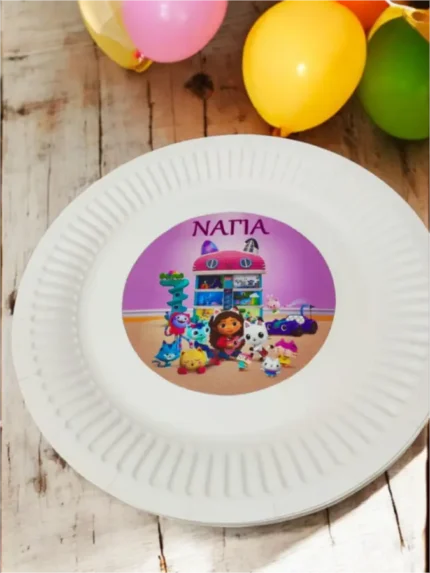 Χάρτινο πιάτο πάρτι Gabby