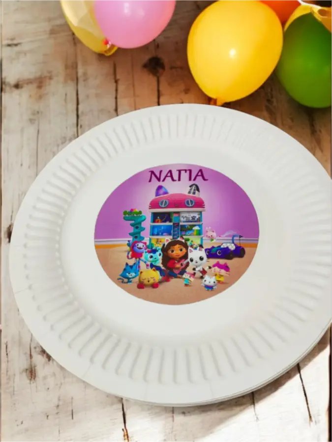Χάρτινο πιάτο πάρτι Gabby Χάρτινο πιάτο πάρτι Gabby