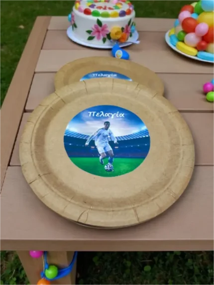 Χάρτινο πιάτο πάρτι Ronaldo
