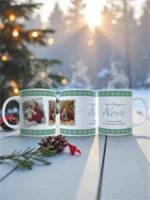 Custom κούπα με φωτογραφίες για Νονό