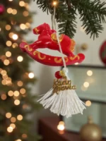 Χειροποίητο γούρι Αλογάκι κόκκινο