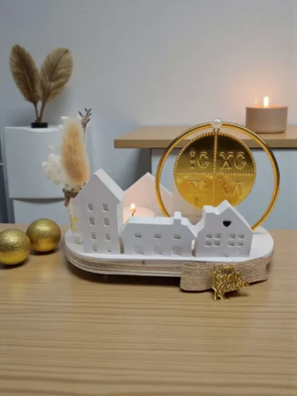 Σετ πορσελάνης σπιτάκια με Κωνσταντινάτο