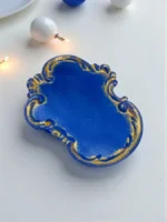 Χειροποίητος ανάγλυφος δίσκος Μπλε