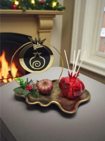 Σετ δίσκος με Plexiglass και αρωματικό χώρου Ρόδι