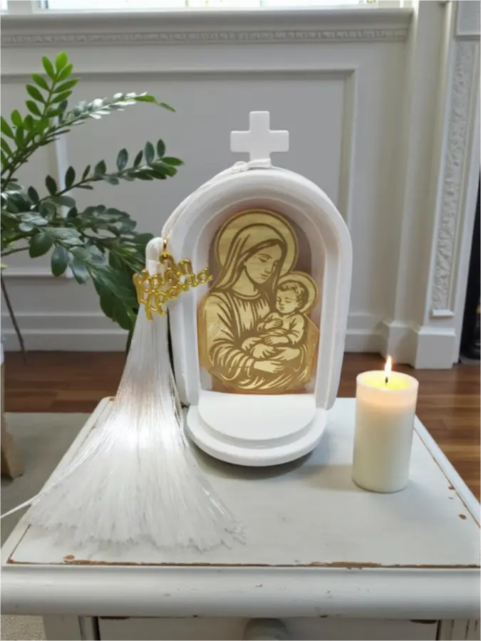 Χειροποίητο γούρι Παναγία εικονοστάσι Χειροποίητο γούρι Παναγία εικονοστάσι