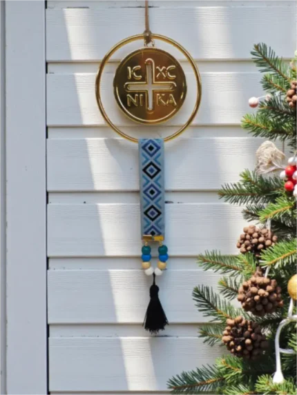 Γούρι Κωνσταντινάτο σε Στεφάνι μπλε